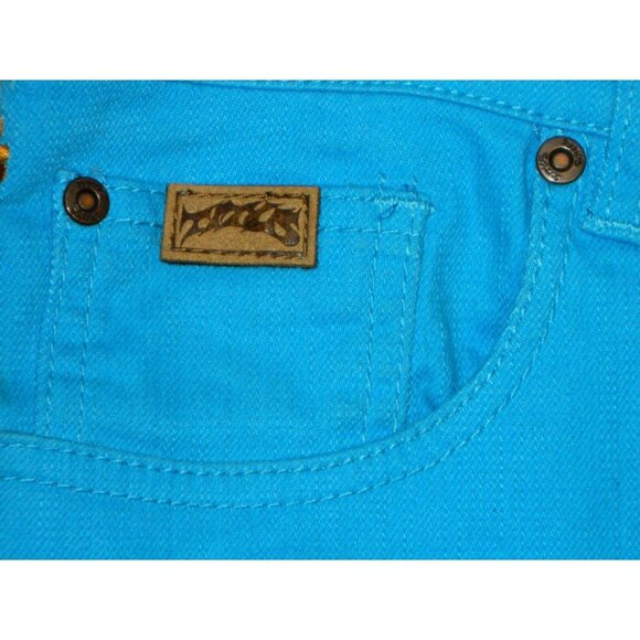 Skateboarding Titus Skinny Fit Up Turquoise Blue Jeans Size 34x33 - Picture 4 of 8